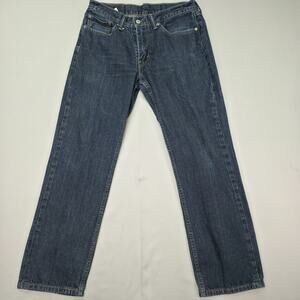 Levis 514 Straight Leg Jeans Mens 32x28 Actual Medium Wash Classic Denim Casual